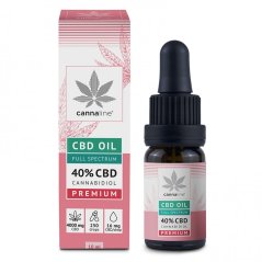 CANNALINE Olio di canapa CBD Premium 40%, 4000 mg, 10 ml