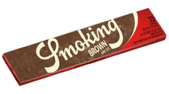 Smoking Paper Brown Slim King Size Rolling Papers, Display box 50 pcs