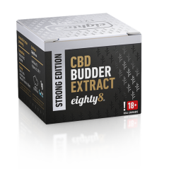 Eighty8 Budder ekstraktas 85 % CBD, THC 0,2 %, 1 g