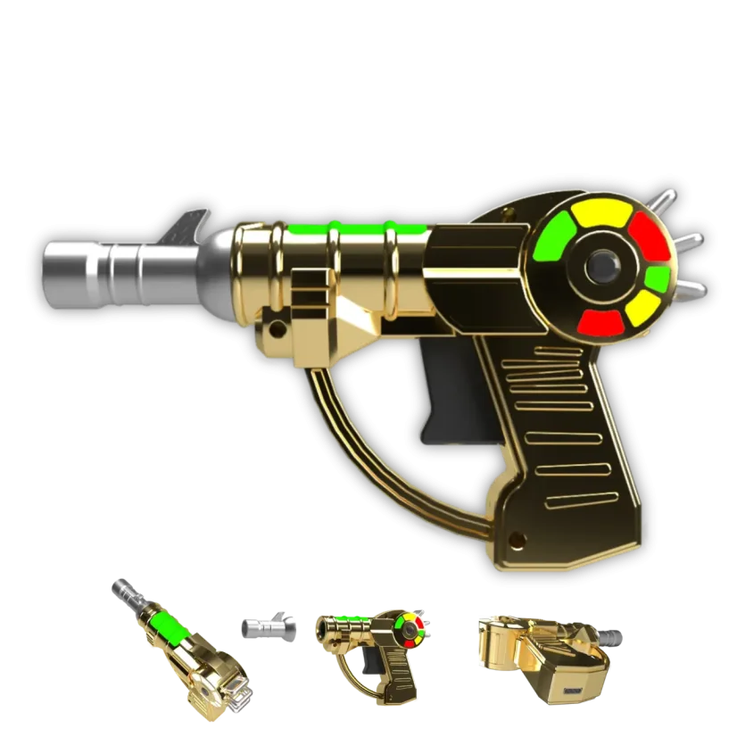 Smyle Labs Raygun Penjamin Battery with Lights and Sound, Display box 5 pcs