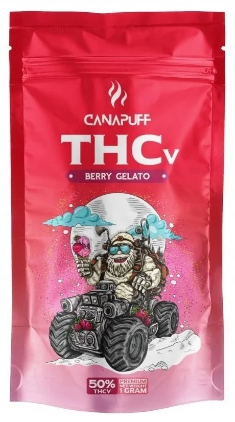 CanaPuff THCV Flower BERRY GELATO, THCV 50%, 1-5 g