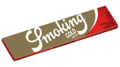 Smoking Paper Gold Slim King Size Rolling Papers, Display box 50 pcs