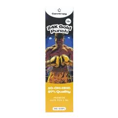 Canntropy 10-OH-HHC Vape Pen 24K Gold Punch, 10-OH-HHC 97% quality, 2ml
