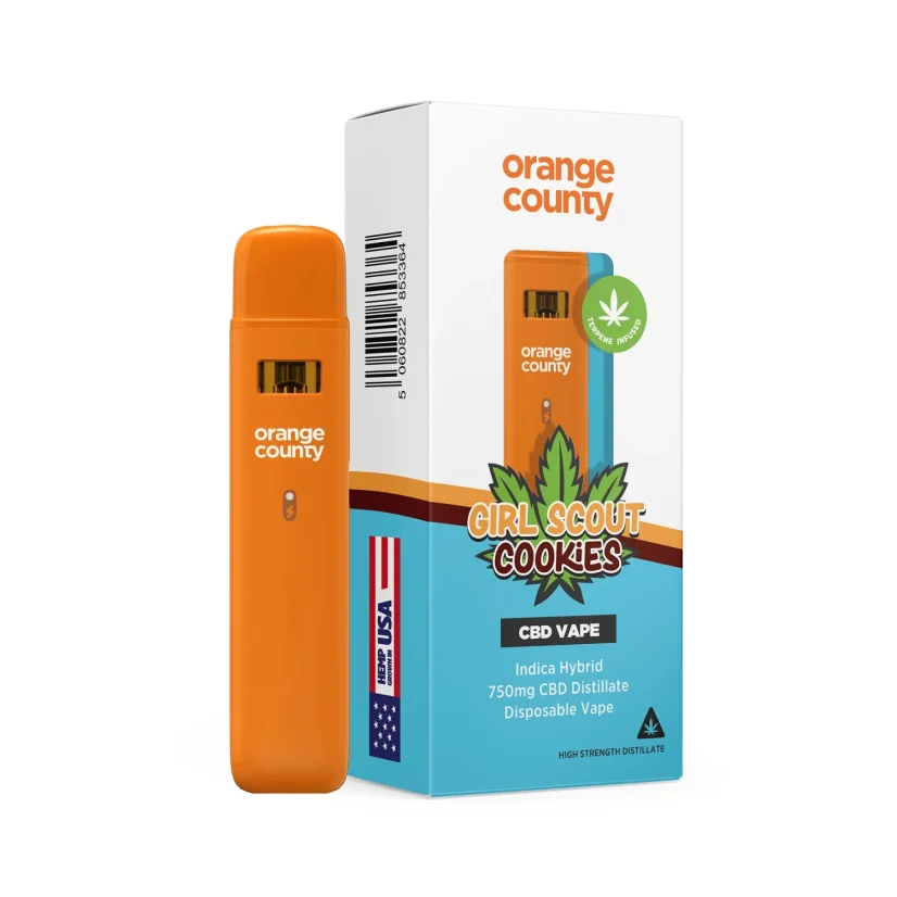 Orange County CBD 使い捨て Vape ペン ガールスカウト クッキー
