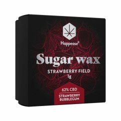 Happease - Extract Strawberry Field Sugar Wax, 62% CBD, 1 g
