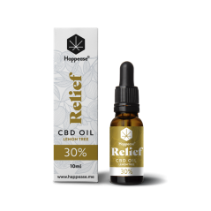 Happease Relief CBD-öljy Lemon Tree, 30 % CBD, 3000 mg, 10 ml