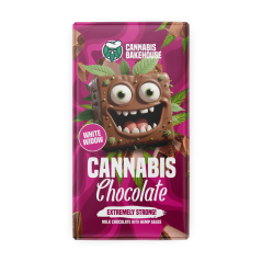 Cannabis Bakehouse Milk Chocolate bar with hemp seeds, White Widow, 1 pcs, 80 g