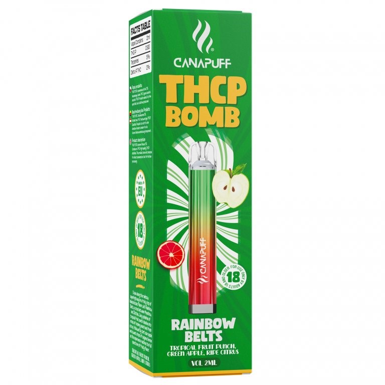 canapuff thcp vape CanaPuff BOMB Rainbow Belts 0,8 g THCp
