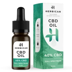 Herbican Pilna spektra CBD eļļa, 40%, 10 ml