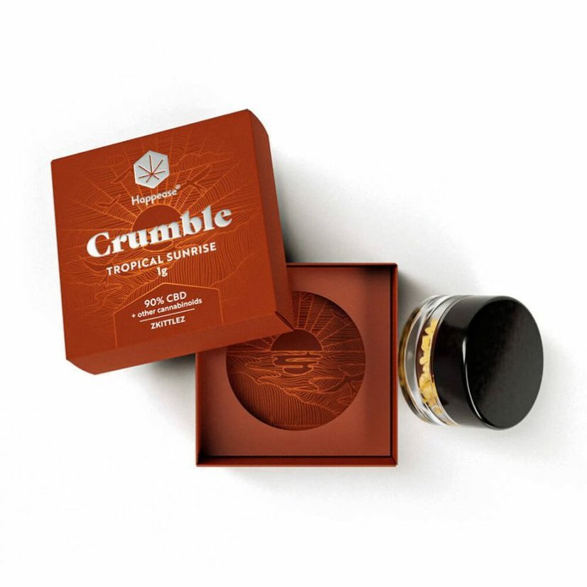 Happease - Extract Tropical Sunrise Crumble, 90% CBD, 1 g