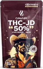 CanaPuff THCJD ziedi, 50 % THCJD, 1 g - 5 g