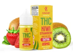 CanaPuff THC+ liquido Kiwi Fragola, 89 mg, 30 ml