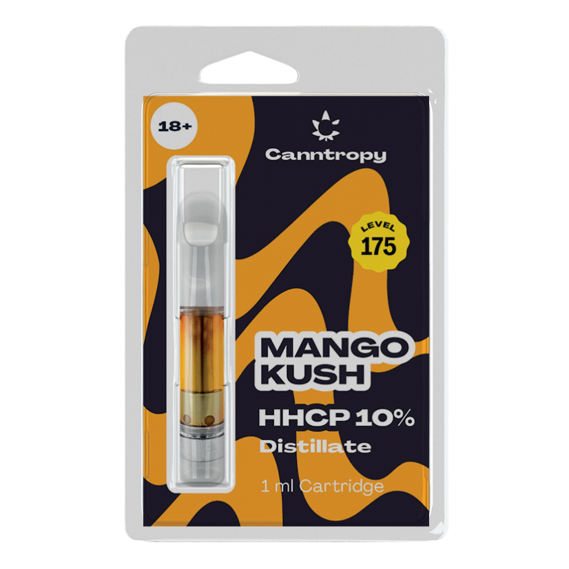 Canntropy HHCP Cartridge Mango Kush — 10% HHCP, 85% CBD, 1 ml