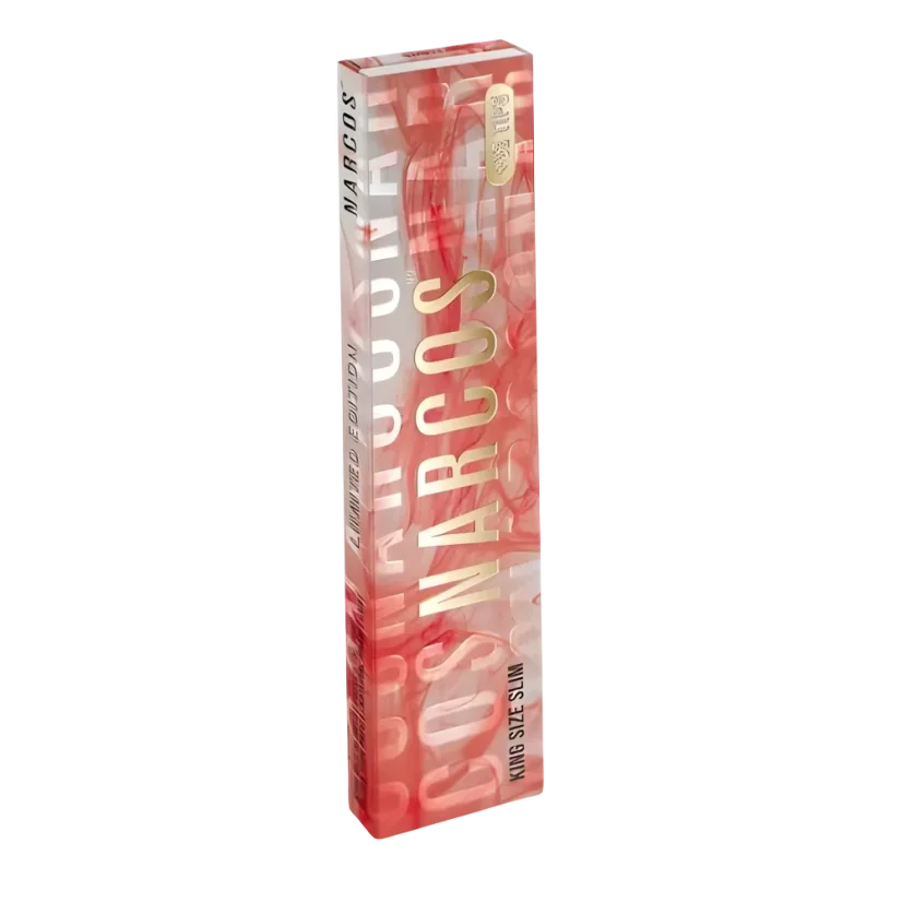 Narcos Limited Edition King Size Slim Rolling Papers + Tips - random design