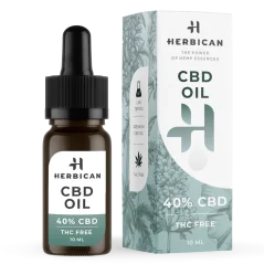 Herbican Olio CBD senza THC, 40%, 10 ml