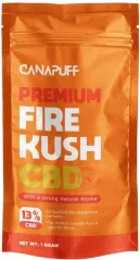 CanaPuff Fiore di canapa CBD Fire Kush, CBD 13%, 1 g - 10 g