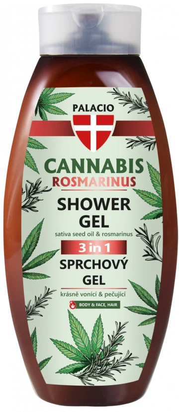 Palacio Kaņepju rozmarīna dušas želeja, 500 ml
