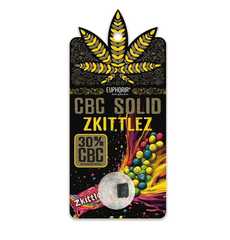 Euphoria CBC Solid Hash Zkittlez, CBC 30 %, 1 g