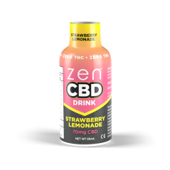 ZEN CBD Drink - Strawberry Lemonade, 70mg, 60 ml