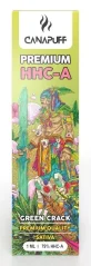 CanaPuff HHCA vienreizējās lietošanas Vape Pen Green Crack, HHCA 79%, 1 ml