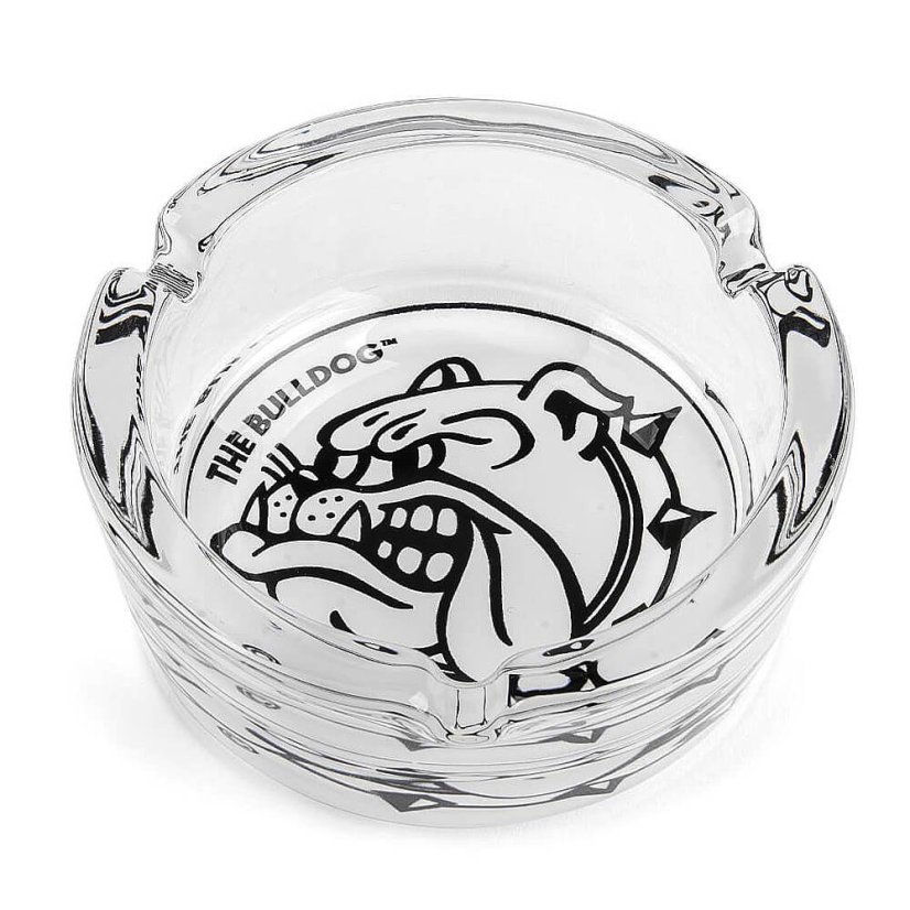 The Bulldog - Round Metal Ashtray