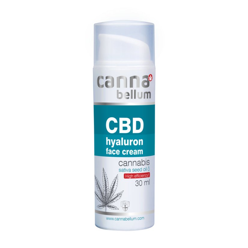 Cannabellum CBD ādas krēms ar hialuronskābi, 30 ml