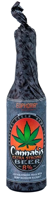 Euphoria Kaņepju alus īpaši stiprais iesaiņojums, 330 ml, 8%, 1296 gab. (palete)