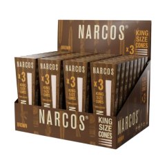 Narcos Кинг Сизе Цонес Бровн Едитион 109 мм, Дисплаи Бок 32 ком