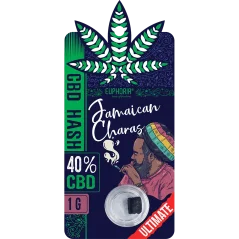Euphoria CBD Hash Jamaican Charas, CBD 40 %, 1 g