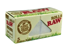 RAW Organic Hemp Slim rolls χαρτάκια στριφτού, 5 m