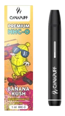 CanaPuff Banana Kush 96 % HHCO - Disposable vape pen, 1 ml