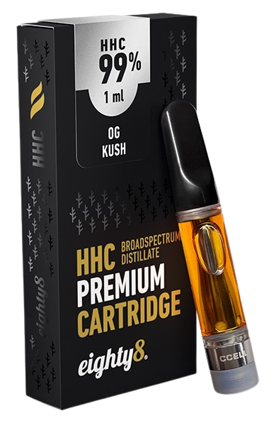 Eighty8 HHC Cartridge OG Kush - 99 % HHC, 1 ml