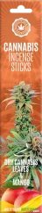 Cannabis Incense Sticks Dry Cannabis & Mango - Carton (6 packs)