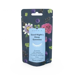 Hemnia Labi Night's Sleep Gummies Upenes ar baldriānu un pasifloru, 30 gab.