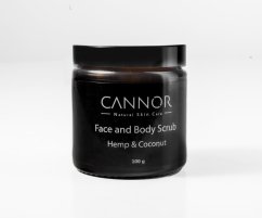 Cannor Flögnun fyrir andlit og líkama - Andlits- og líkamsskrúbbur, 100g