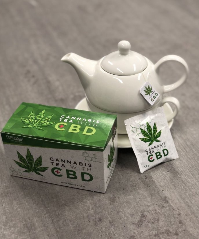 Euphoria Kaņepju tēja ar CBD, 30 g