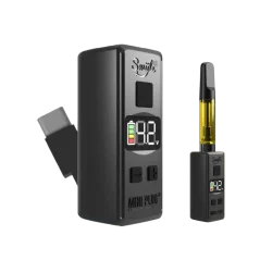 Smyle Labs Mini Plug 510 Cart Battery with Built-in USB-C Cable, Adjustable Voltage, LED Display - random colour, Display box 20 pcs