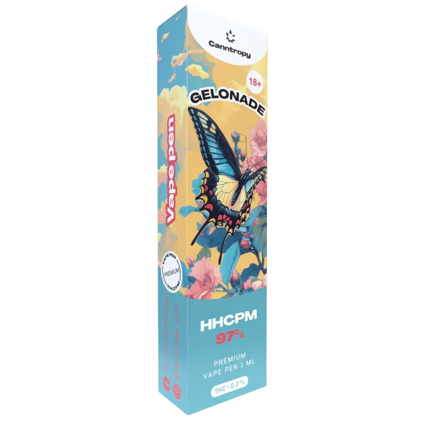 Canntropy HHCPM Vape Pen Gelonade, HHCPM 97 % laatu, 1 ml