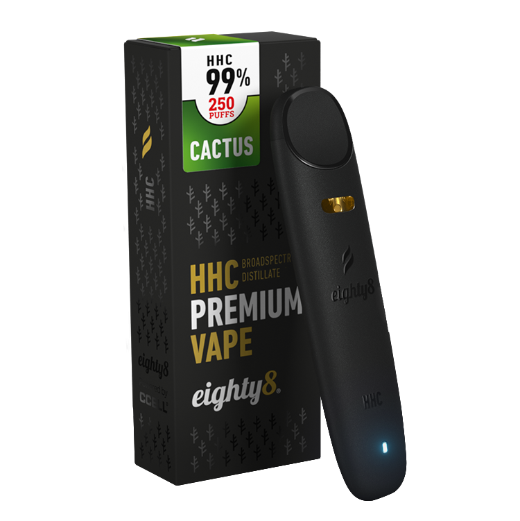 Eighty8 HHC Vape Cactos, 99 % HHC, 0,5 ml / CANATURA ATACADO