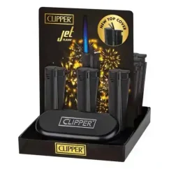 Clipper Logam – Jet Flame Hitam Dof
