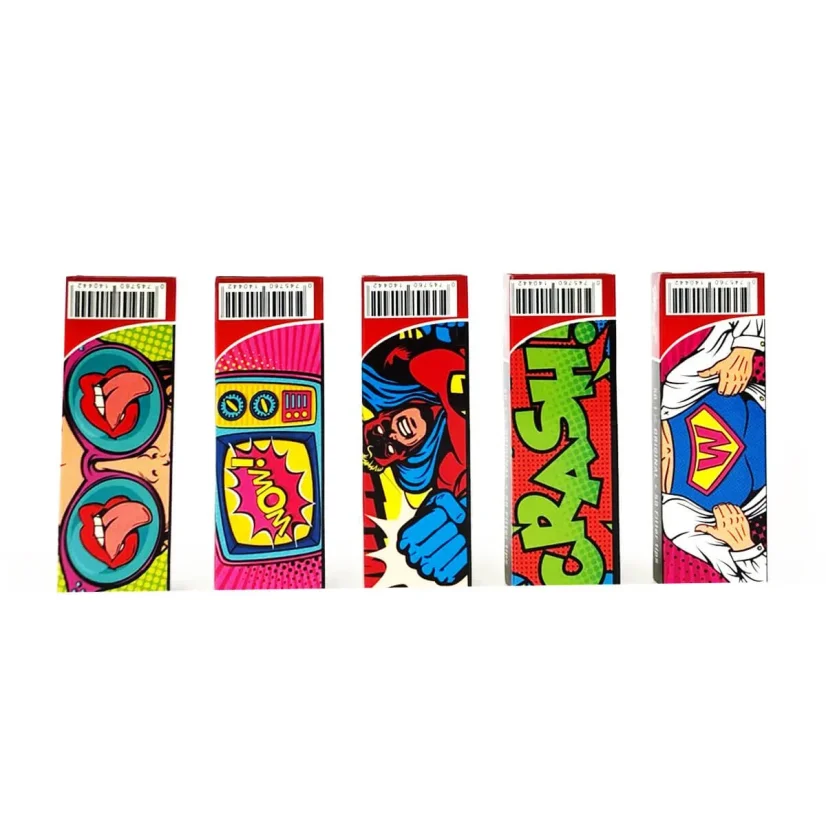 Monkey King 1¼ Pack Small White Rolling Papers + Tips (24pcs/display)