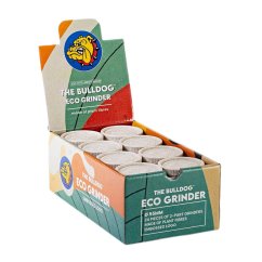 The Bulldog White Eco Grinder - 2 parts, 24 pcs / display