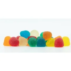 THC+ Gummies Raspberry - 7 mg/gab, 20 000 g - 500 000 g (aptuveni 250 gab/1 kg)