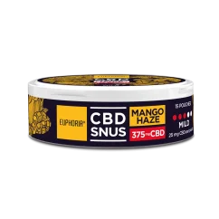 Euphoria CBD SNUS Mango Haze, CBD,  375 mg (15 x 25 mg)