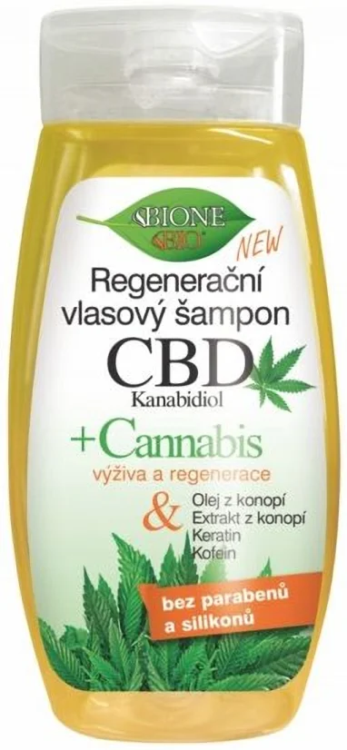 Bione Regenerating hair shampoo CBD Cannabidiol, 260 ml
