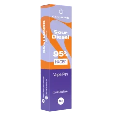 Canntropy H4CBD Vape Pen Sour Diesel 95%, 1 ml