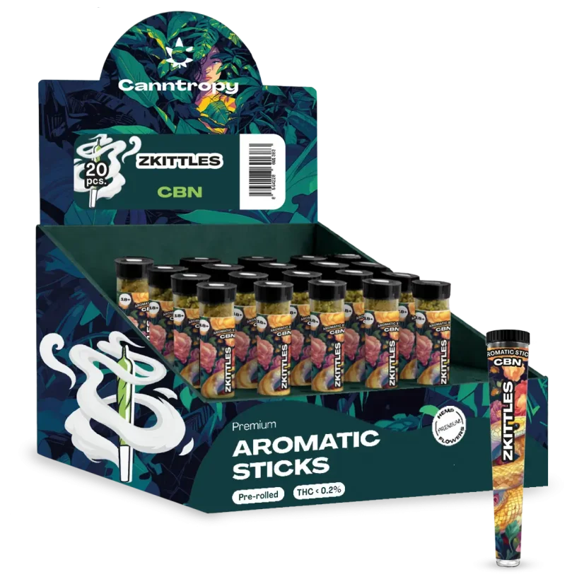 Canntropy CBN Prerolls Zkittles, Дисплеј кутија 20 ком.