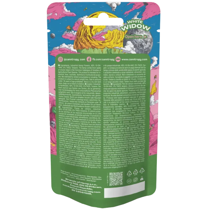 Canntropy 10-OHCD Flower White Widow, 50% 10-OHCD, 1-5 g