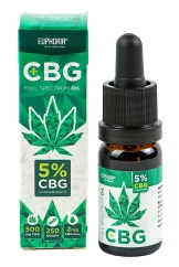 Euphoria CBG:CBD Hemp Oil 5 %, 10 ml, 500:100 mg