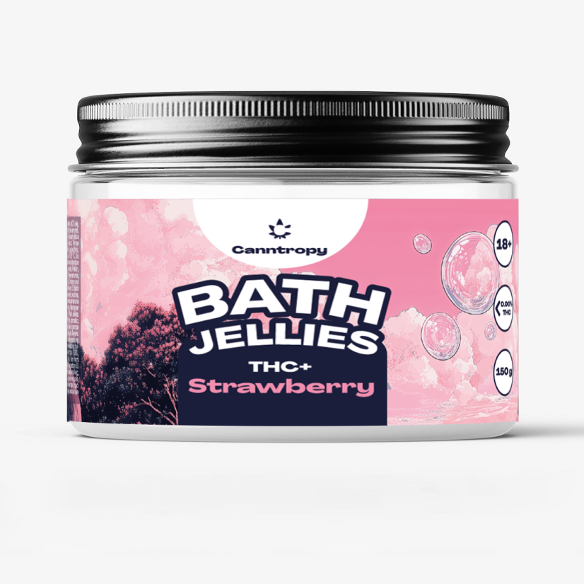 Canntropy THC+ Gummies Zemenes, 30 gab. x 5mg, 150g